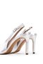 Women's Genuine Leather Lame Heeled Shoes - 5