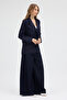 Kruvaze Closed-Front Thin Striped Modern Fit Linen Jacket # Ck26010 - 8