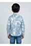 Boys Blue Abstract Printed Casual Shirt - 2