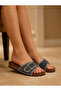 Pienn 4367 Orthopedic Single Buckle Stone Detailed Daily Women's Slippers - 3