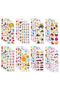 20 Sheets 40/20/10 Kids Stickers 3D Puffy Bulk Stickers for Girl Boy Birthday Christmas New Yesr Gif - 8