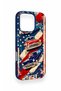 iPhone 16 Pro Compatible American Chevrolet Patterned Silicone Case - 3