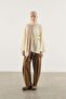 Fresh Scarfs X Defacto Summer Blocks Cream Viscose Tassel Shawl I1743Ax26Sm - 4