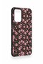 Oppo A54 Compatible Mini Pink Flower Pattern Silicone Case - 3