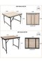 Mdf Katlanır Kamp Masası - 4