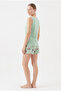 100% cotton jersey women's japone sleeve panda pattern shorts set - 4