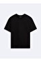 Crew Neck Basic Black T-Shirt - 3