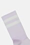 Men 1 Pair Stripe Ankle Socks, Lilac - 2