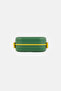 Plastic Stackable Lunch Box With Compartments Set 880 ml, Dark Green