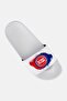 Kids Boy Detroit Pistons Spray Paint Logo Slip On Slides, White - 4