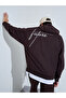 Oversize Back Embroidered Heavy Fleece Hoodie