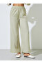 Green Mandarin Collar Shirt and Straight Pants Modest Set - 4