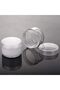 Acrylic Clear Round Jars, 3.8 * 2cm Mini Plastic Storage Containers, Leak-Proof Sample Jar - 4