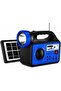 JT-QT-T08 Portable Solar Lighting System with Solar Panel, 3 LED Bulbs, USB Mobile Charging, Rechargeable Battery, Multi-Function Solar Power Kit for Home, Camping, Outdoor & Emergency Use