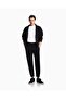 Men's Regular Fit Hooded Logo Signature Long Sleeve Black Sweatshirt - 2