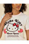 Women White Printed Hello Kitty T-Shirt - 4