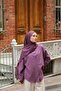 Allure Plain Tencel Shawl - Plum - 4
