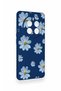 Realme 12 Pro Compatible Blue Daisy Patterned Silicone Case - 4