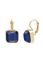 Special Series Premium Women's Nişantaşı Steel Dangle Blue Stone Earrings
