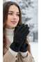 Parachute Fabric Touchscreen Plush Inside Women Gloves