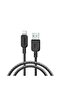 كابل قماشي (USB-A إلى Lightning) - متانة فائقة وتوافق كامل مع أجهزة أبل