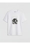 Original Bear Printed Stoned Girls' T-Shirt