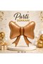 Brown Bow Foil Balloon 86 X 62 cm Helium Compatible Birthday Baby Shower Engagement Party Decoration