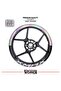 Yamaha Xmax Wheel Rim Strip – Half Rim Cover & Xmax Lettering Sticker Set
