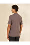 Men Charcoal Basic Polo Shirt - 3