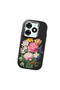 Tecno Spark 20C Compatible Case Camera Protector Black Silicone Couple Phone Case with Floral Pattern - 3