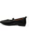 57 Leather Strap Braided Women's Ballerinas - 4