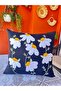 Panch Punch Handcrafted Daisy Model Cushion Cover Black Color 43X43 cm - 5
