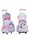 Para John KiddyGo 16-Inch Kids Trolley School Backpack Set with Lunch Bag & Pencil Case, Polyester - 3