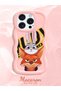 iPhone 14 Pro Max Compatible Case with Camera Protector Pink Silicone Couple Phone Case Rabbit Pattern - 2