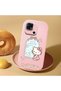 Redmi 10C Compatible Case Camera Protector Pink Silicone Couple Phone Case with Kitty Pattern - 2