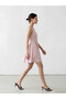 Original Oval Neck Modal Blend Mini Dress