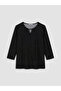 Original Oval Neck Polka Dot Blouse - 5