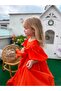Li̇ya Long Girls' Dress-Orange - 3
