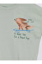Original Oval Collar Printed Boy's T-Shirt - 4