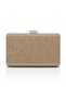 Gold Hologram Shiny Stone Coated Wedding Engagement Women's Evening Dress Bag Clutch