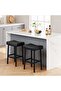 MDF+Iron+Sponge+PU Leather Saddle Bar Stool 29 Inch with Stylish, Practical, Affordable, and High Quality.