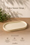 Coffee Presentation Plate Oval Serving Tray |   Eco-Friendly Bioplastic |   Minimal Design |   1 Piece - Suitable for Contact with Food - 3