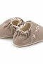 Baby Girl Floral Embroidered Home Slippers - 4