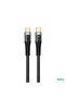 100W USB-C to USB-C Fast Charging Cable (1.5m, Black) - High-Density Braided Data & Sync Cord with LED Indicator & Gold-Plated Connectors - Black