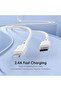 كابل RobustLine من USB-C إلى Lightning بطول 1 متر، كابل شحن سريع 30 واط مع خرج 3 أمبير للهواتف الذكية - 7
