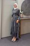 Zümra Layered Dress Smoked - 3