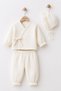 Baby Girl Muslin 4 Piece Newborn Jumpsuit Blanket Set Hospital Discharge Set Baby Gift - 5