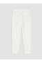 White Regular Fit Cotton Men's Textured Trousers - 2