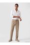 Ozmarka New Season White Regular Fit Krinkle Men's Shirt - 2
