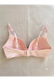 Inspira Women's Side Support Underwire Underbust Non-Wired Non-Support B Cup Daily Bra with Striped Look - 4